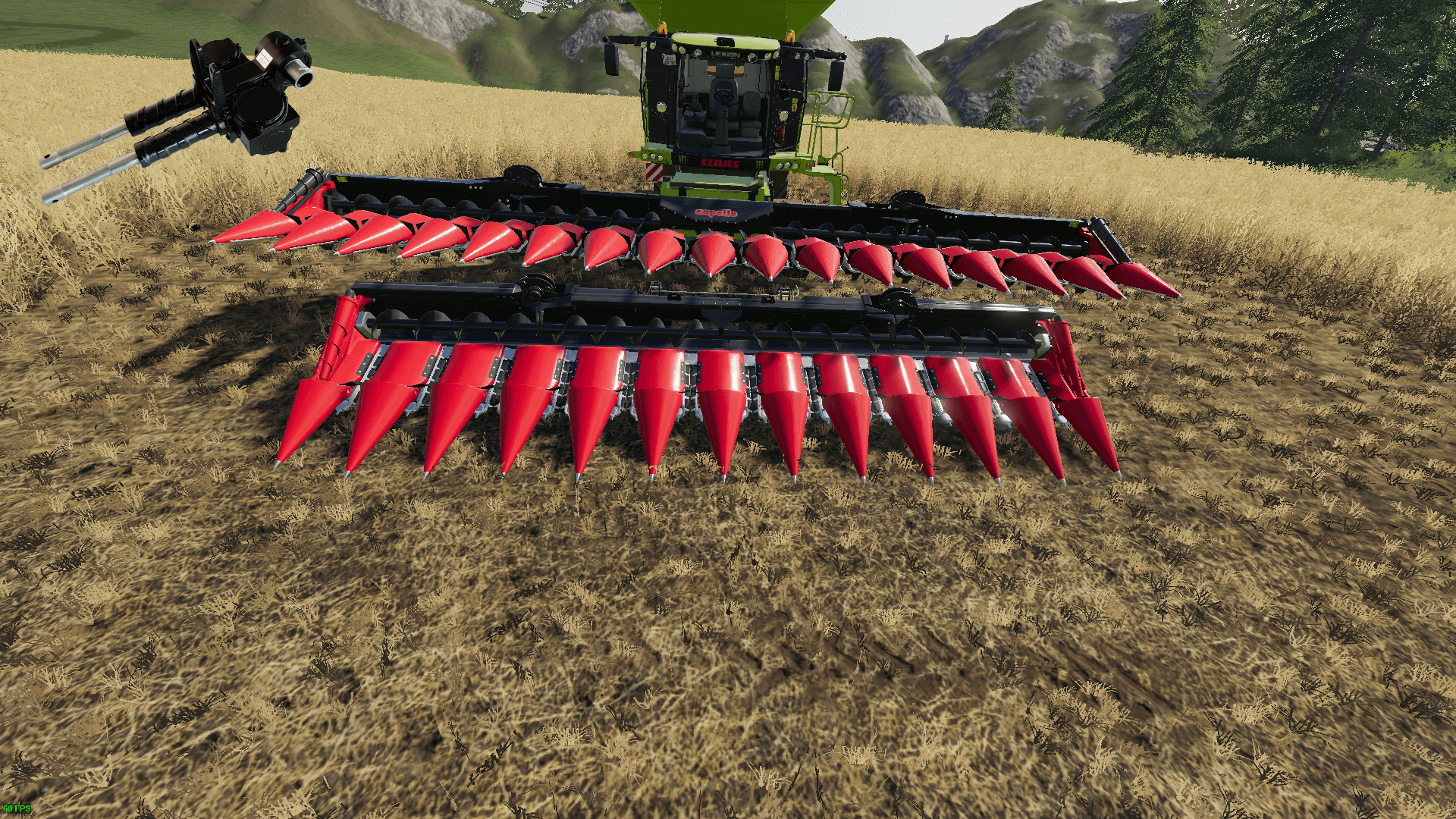 గ్రెయిన్ హార్వెస్టర్ కోసం అల్యూమినియం కార్న్ హెడర్ గేర్‌బాక్స్